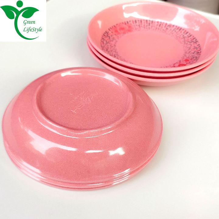 6%20Pcs%20Pink%20Melamine%20Finnie%20Bowls%20%E2%80%93%204.75''%20Durable%20&%20Stylish%20%7C%20Ideal%20for%20Home%20&%20Office%20Use"%20-%20Image%202