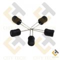 5Pcs- Inductor Coil Radial Inductor 470uH Magnetic Core Drum Core Choke Power Inductor Through Hole Lead For PCB Board Electronics Projects DIY.