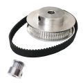2Set 2GT Synchronous Wheel 20 60 Teeth Bore Timing Belt Pulley System. 