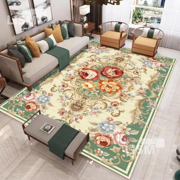 Bohemia Persian Carpet Area Rug for Living Room Floor Mat Door Ethnic Gypsy Morocco Bedroom Anti-skid Flannel Modern Home Decor