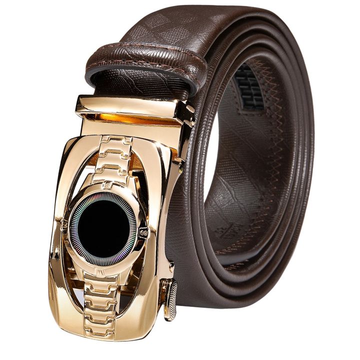 High%20Quality%20Casual%20Brown%20Genuine%20Leather%20Mens%20Belts%20Gold%20Black%20Automatic%20Buckles%20Ratchet%20Dress%20Jeans%20Pants%20Waist%20Straps%20Formal%20-%20Image%207