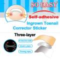 【Top-rated】 Toenail Corrector Stickers, Toe Nail Treatment Toe Nail Care Correction Tool - 50 Sheets. 