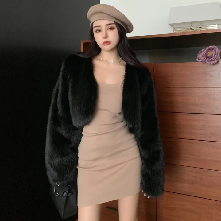 Korean%20Fashion%20Girls%20Fur%20Cardigan%20Short%20Cut%20Loose%20Long%20Sleeves%20Winter%20Warm%20Hot%20Sell%20Faux%20Fur%20Coat%20Solid%20Color%20Office%20Lady%20Jacket%20-%20Image%203