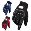 Pro Biker Full Finger Protective Motorcycle Hand Gloves With Touch Screen 1 Pair. 