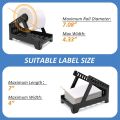 Label Holder, Thermal Label Holder for Rolls and Fan-fold Labels, Shipping Label Roll Holder, Label Dispenser for 4x6 Labels Work with Thermal Label Printer.