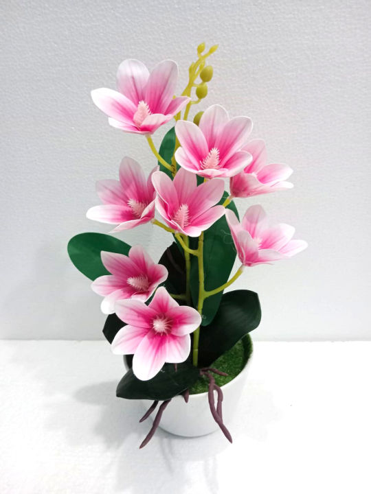 Artificial%20Mini%20Size%20Flower%20Tob%20For%20Desk%20or%20Flower%20Stan--%2014%20inch%20-%20Image%202