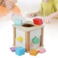 Baby Activity Cube Educational Wooden Activity Center for Activity Coordination Creativity.