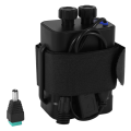 4X Waterproof DIY 6X 18650 Battery Case Box Cover with 12V DC and USB Power Supply for Bike LED Light Cell Phone Router.