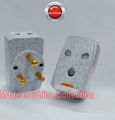 3 pin round plug,15 amp(1pcs) Multi Plug 15A 3-Pin Universal Socket Conversion Heavy Duty .. 