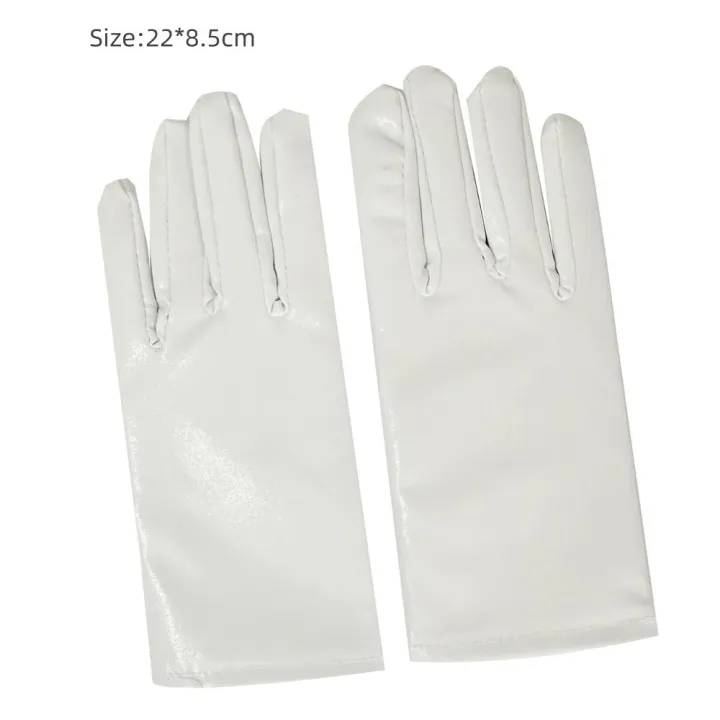 pair%20Short%20Gloves%20lightweight%20women's%20black%20Dance%20Gloves%20fingerless%20pu%20leather%20Cosplay%20for%20performance%20dance%20party%20-%20Image%205