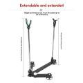 Ice Fishing Rod Holder Fishing Shelf Folding Retractable Ice Fishing Gear. 