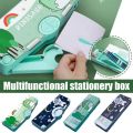 Multi-function Stationery Box Primary School Button Cabinet High Appearance Level Pencil Box For Boys And Girls H8N9. 