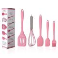 5PCS Silicone Baking and Cooking Utensil Set.
