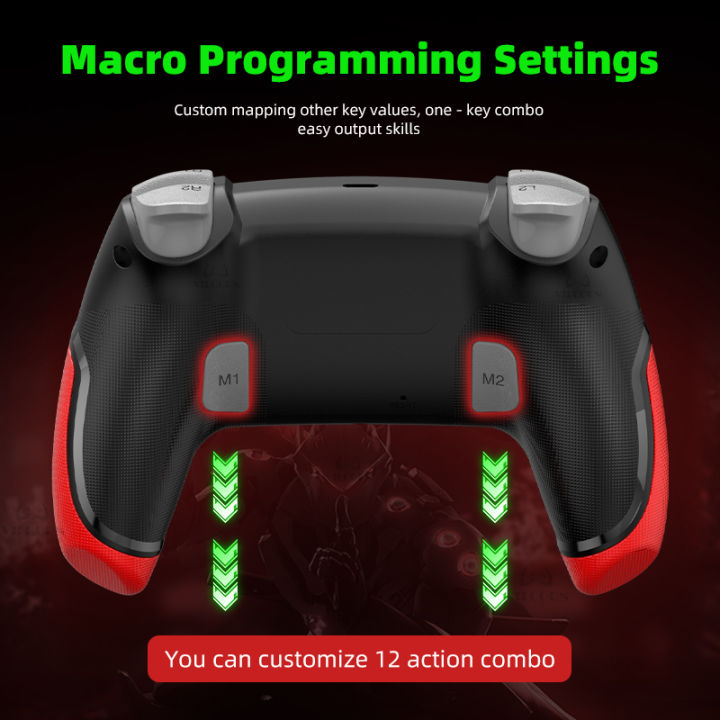 okarottPRO%20Ka%20SLIM%20Joystick,%20Adapter,%20Macro%20Game%20Controller%20PVILCORN%20Wireless%20Vibration%20S4%20Game%20Controller%20for%20PS4%20-%20Image%206