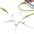 5-Way Headphone Splitter (3.5mm) - White.
