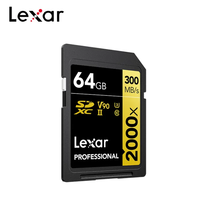 Lexar%20Professional%202000x%20SDHC%20SDXC%20UHS-II%20SD%20Cards%20Up%20to%20300MB/s%20Class%2010%20U3%20V90%20128GB%2064GB%2032GB%201080p%20Full-HD%203D%204K%20SD%20Card%20-%20Image%203