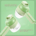 4 In 1 Handheld Electric Vegetable Cutter Wireless Chop Garlic Mash Minced Slice Onion Cutting Multifunctional Cooking Gadget.