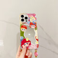 【Solo Yolo】Oil Painting Graffiti Cartoon Mirror 14 Applicable iphone13promax Apple 12 Phone case 11 Chain 15 Soft xr.