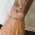 Silver Unique Bracelet for Men- Bracelet For Men-Chain Bracelet. 