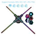 F60 3D Hologram Projector Advertising Display Fan Wall ounted Player 3D Naked Eye. 