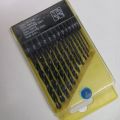 13Pcs HSS Drill Bit Set 1.5-6.5mm Twist Drill Bit 1/16-1/4 Inch Hex Shank Drive Quick Change High Speed For Drill Machine Chuck. 