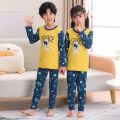 Boys Pajamas Children's Sleepwear for 6 8 10 12 Years Kids Pyjamas Cotton Animal Cartoon Homewear Girls Clothes Winter Nightwear. 