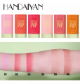 HANDAIYAN Powder Blusher Stick Vigorous Blush Cream Natural Stereo Cheek Facial Rouge Matte Highlight Brightening Contour Stick. 