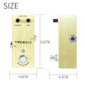 Vintage Guitar Effect Pedal Stereo Delay Pedals Analogue Vibrato Guitar Effect Pedal With True Bypass Guitar Effector.
