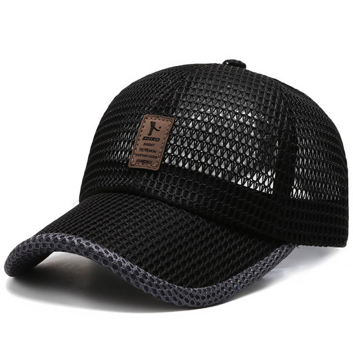 【Daily Necessities For Anyone Store】Simple Light Leisure Sunshade Outdoor Sunscreen Anti Ultraviolet Mesh Cap Baseball Cap