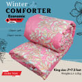 Comforter King size Exclusive Comforter with full cotton fabric 84*90 inch European cube style (1pcs Box). 