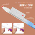 Multi-Color Gradient Crystal Nail Files Set for Manicure.