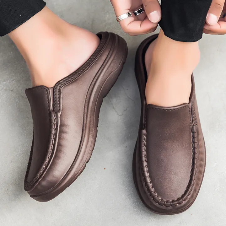 Men%20Chef%20Shoes%20Business%20Slippers%20Waterpoof%20Cover%20Toe%20Fashion%20Casual%20Daily%20Plus%20Size%20Leather%20Slippers%20Indoor%20-%20Image%203
