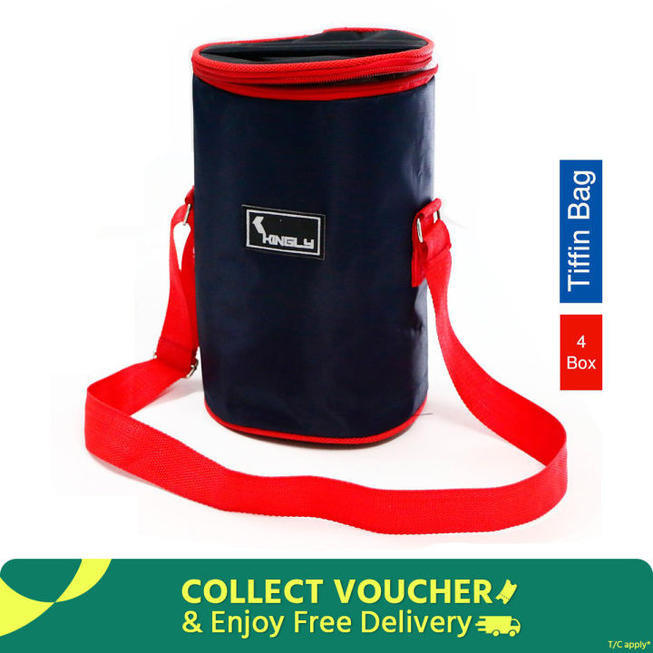 Tiffin Bag or Lunch Bag for man women and office-Red Color