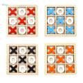 Tic TAC Toe Board Game Family Children Puzzle Brain Teaser for Adults.