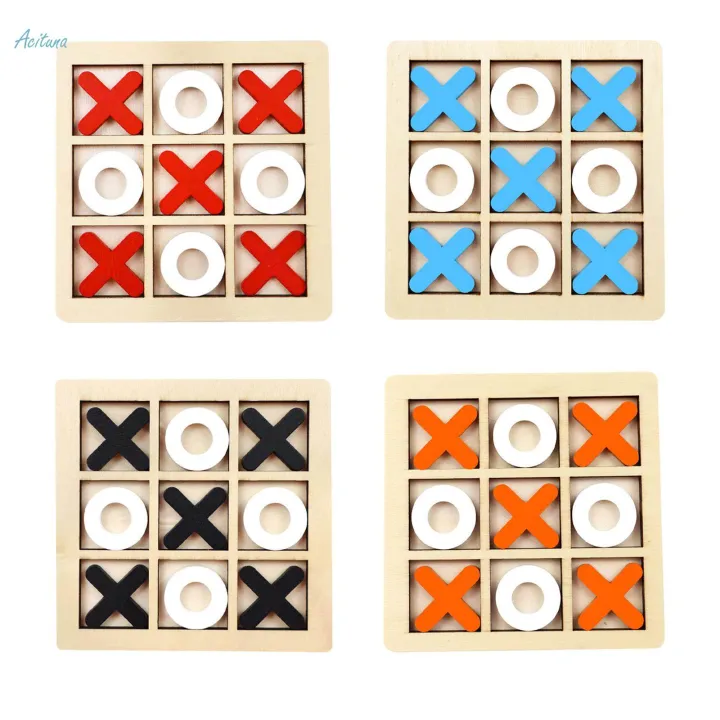Tic%20TAC%20Toe%20Board%20Game%20Family%20Children%20Puzzle%20Brain%20Teaser%20for%20Adults%20-%20Image%206