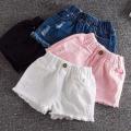 Girls Denim Shorts Teenagers Summer Cute Short Pants Kids Beach Clothes Children's Shorts For Girls 3-11T. 