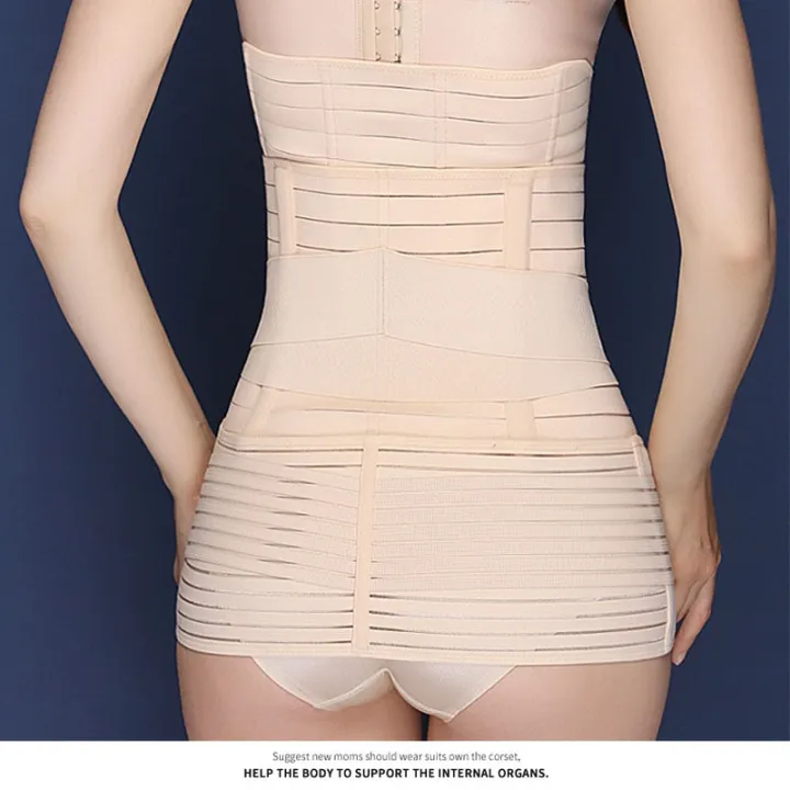 Postpartum%20Belly%20Band%20Wrap%203%20in%201%20Belt%20C%20section%20Recovery%20Girdle%20Women%20Body%20Shaper%20Waist%20Shapewear%20Abdominal%20Binder%20Post%20Surgery%20-%20Image%206