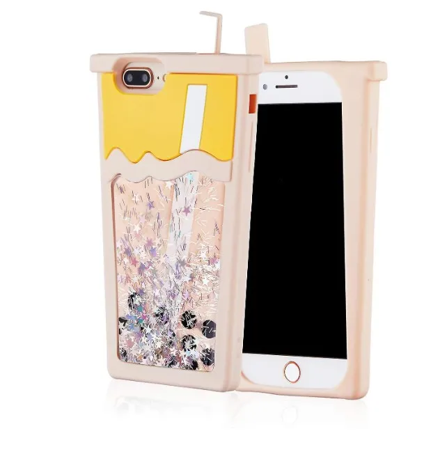 Moving Liquid Glitter Soft Silicone Case For iPhone 7 Plus / 8 Plus