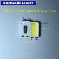 【Alizeker Mall】200pcs FOR SAMSUNG High Power 5630 LED PLCC-4 Backlit Super Diode SMD 5630 LCD 0.5W 3V White TV Backlight. 