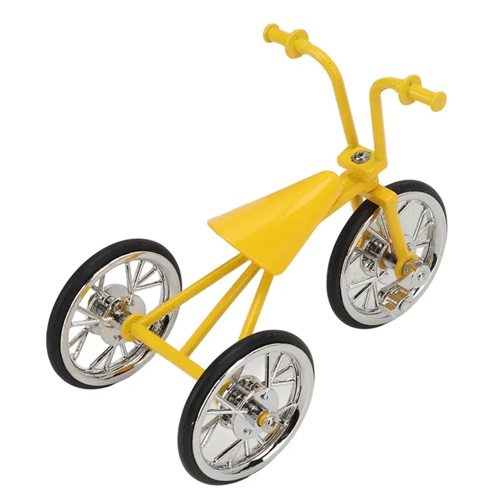 Toy%20Tricycle%20Model%203D%20Car%20Removable%20Ornament%20Metal%20Rubber%20Bike%20for%20Any%20Age%20Birthday%20Yellow%20-%20Image%204