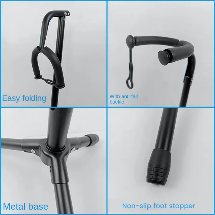 Metal%20Floor%20Guitar%20Stand%20with%20Tripod%20Holder%20for%20Acoustic%20Electric%20Guitar,%20Guitar%20Accessories%20-%20Image%206