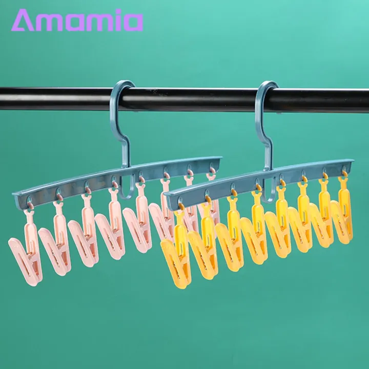 Amamia%20Multifunction%20Clothes%20Hanger%20with%208%20Clips%20Antiskid%20Space%20Saving%20Closet%20Organizer%20-%20Image%204