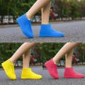 Waterproof Rain Boots Cover, Waterproof Shoes Cover Rain Anti Slip Washable Reusable for Family & Ladies & Men & Children. 