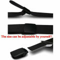 Canvas Belt Waist Belts Black Buckle Belt Unisex Waistband Webbing Belt.