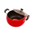 German Quality Non-Stick Apple Pot - 28cm - Red. 