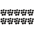 40 Pair 55mm Replacement Earphone Pad Covers for Headset Headphone Black.