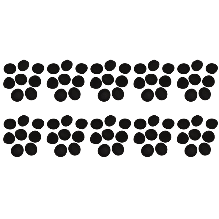 40 Pair 55mm Replacement Earphone Pad Covers for Headset Headphone Black