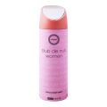 International UAE product Body Spray Armaf Club de nuit used for female - 200 ml.