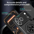 For OnePlus 15R Ace 6 Turbo 6V Case, Slide Camera Cover Lens Protector with 360 Rotating Ring Kickstand Shockproof Phone Case for Women Men.
