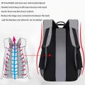 Waterproof Laptop Backpack Men USB 18 Inch Backpacks Oxford Black Solid Color Large Capacity Rucksacks Teen Student School Bags.